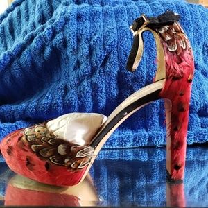 Valentino garavani feather pumps